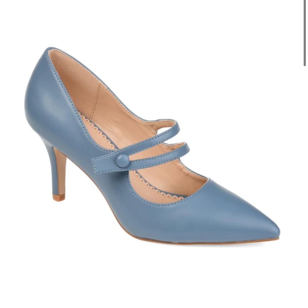 NEW JOURNEE COLLECTION SIDNEY BLUE PUMPS 9